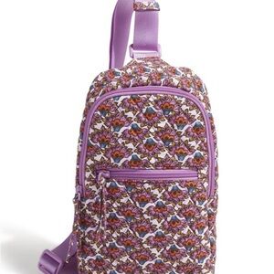 Vera Bradley Purple Floral Crossbody Bag